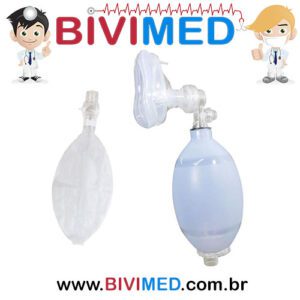 AMBU SILICONE ADULTO COM RESERVATÓRIO