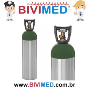 Cilindro de Oxigênio 10 Litros Alumínio Sem Carga