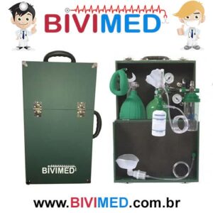 MALA PARA CILINDRO 3 Lts COM 2 ALÇAS CORVIN S/ACESSÓRIOS BIVIMED