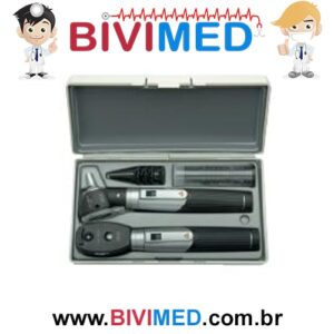 OFTALMOSCÓPIO COM OTOSCÓPIO MINI 3000 2,5V