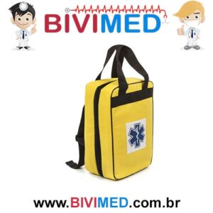 MOCHILA SAMU 192 AMARELA VAZIA