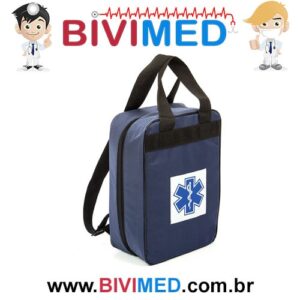 MOCHILA SAMU 192 AZUL VAZIA
