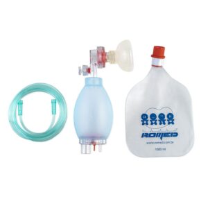AMBU SILICONE INFANTIL COM RESERVATORIO PVC