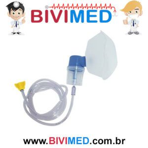 MICRONEBULIZADOR DE AR COMPRIMIDO ADULTO COM EXTENSÃO