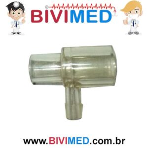CONECTOR 15 EXT X 15 INT C/ ENTRADA LATERAL AUTOCLAVÁVEL