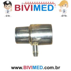 CONECTOR 22 EXT X 22 INT C/ ENTRADA LATERAL AUTOCLAVÁVEL