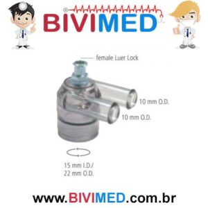 CONECTOR Y ANGULO NEO C/ LUER LOCK P/ CAPNOGRAFO