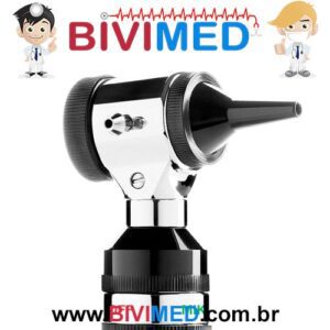 OTOSCÓPIO LÂMPADA DE LED COMPLETO COM 5 ESPÉCULOS TK