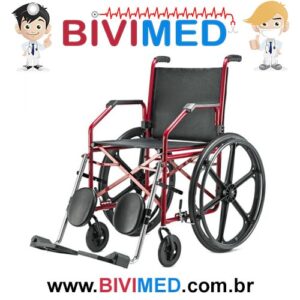 CADEIRA DE RODAS MODELO 1012 ELEVAÇÃO DE PERNAS