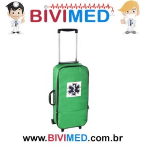 MALA P/CILINDRO 3 LTS S/ACESSÓRIOS C/RODÍZIOS BIVIMED