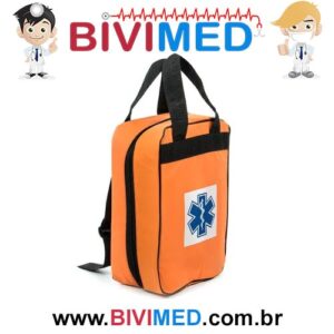 MOCHILA TIPO SAMU 192 LARANJA