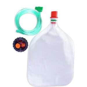 KIT RESERVATORIO PVC REANIMADOR ADULTO C/ VALVULA
